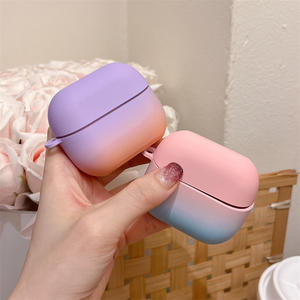 Funda de llavero de auriculares duros de PC mate delgada de Color degradado para Samsung Galaxy <span class=keywords><strong>Buds</strong></span> <span class=keywords><strong>3</strong></span> <span class=keywords><strong>Pro</strong></span> / <span class=keywords><strong>Buds</strong></span> <span class=keywords><strong>3</strong></span> funda anticaída para auriculares - Product Image 6