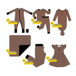 Ropa de Bambú Orgánica con Estampado Reactivo Personalizado JS, Mamelucos con Cierre para Bebés, Mamelucos de Verano para Bebés Niños y Niñas al por Mayor - Product Image 1