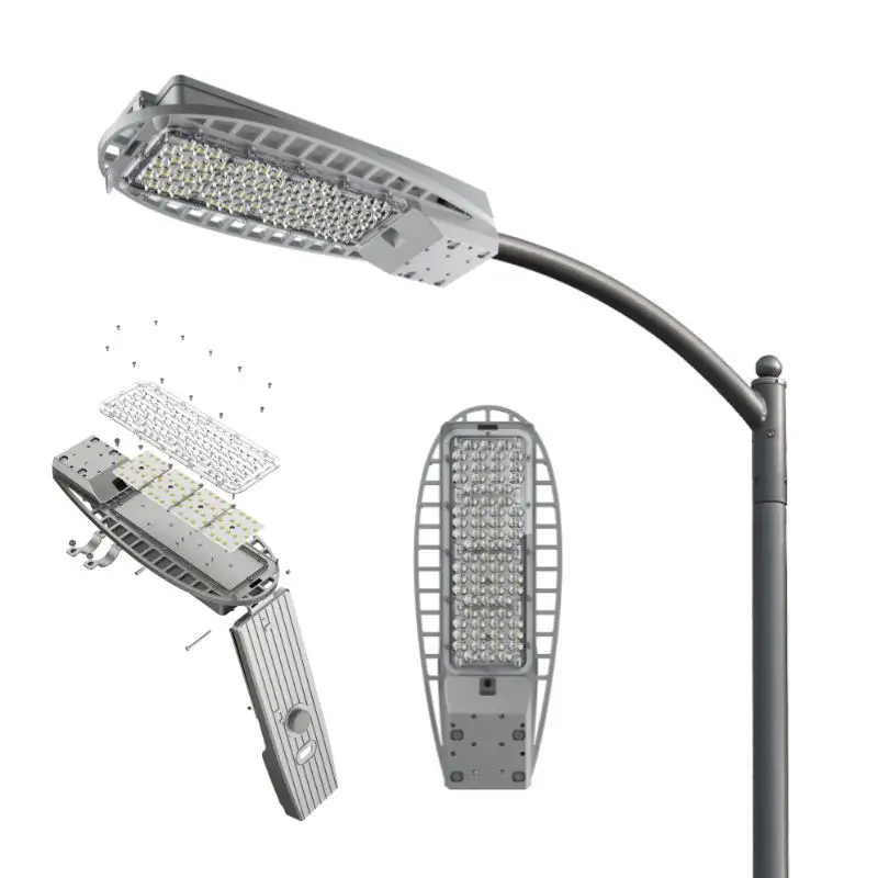 Sansi Free Sample CE CQC UL OEM/ODM Customization High Lumen LED Street Lighting For Urban Sidewalks Schools Squares Expressway