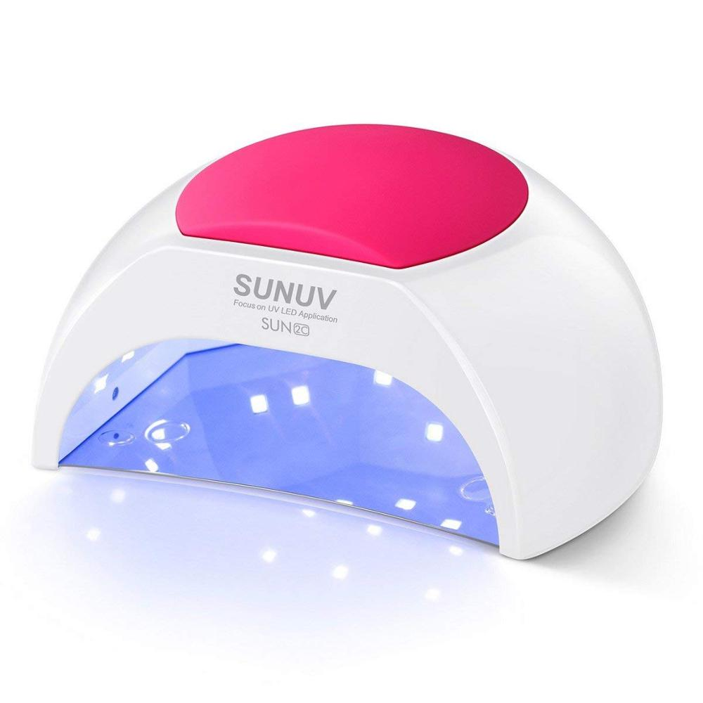 Лампа SUN 2C УФ/led для сушки ногтей, Профессиональная УФ-лампа для ногтей, 48 Вт
