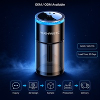 Diffuseur d'arômes pour voiture, humidificateur, projection étoilée, nano-atomisation, verre, alliage d'aluminium, décoration de la console centrale du véhicule
