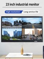 Boîtier en aluminium Moniteur d'ordinateur 21.5 24 32 pouces Panneau industriel Moniteur CCTV Bon refroidissement pour la sécurité industrielle 24/7 heures