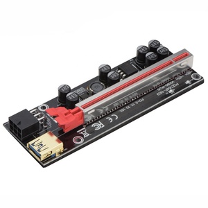 การ์ด PCI Express <span class=keywords><strong>VER009S</strong></span> ถึง1X,สาย USB 16X หัวต่อ SATA เป็น3.0สำหรับการ์ดจอและวิดีโอกราฟิกปี6Pin - Product Image 3