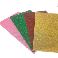 Planche en acrylique transparente Yageli Design YGL personnalisée avec paillettes multicolores, matériau brillant, pour stockage et affichage, taille et logo personnalisables