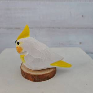 El yapımı ahşap oyma kuş dekor süs küçük ev dekor kuş heykeli raf dekor el-boyalı kuş figürleri mezuniyet için - Product Image 3