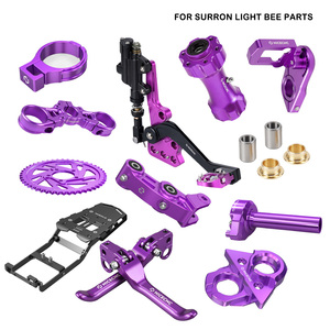 <span class=keywords><strong>Kit</strong></span> de Modificación Completo NICECNC para Surron Lightbee X S Segway X160 X260, Reposapiés de Aluminio CNC 6061-T6, Piezas de Enlace Trasero - Product Image 1