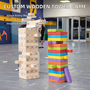 Dropshipping Products 2026 Wholesale Stacking Tumbling Tower Board Games Figure <b>Building</b> Toy for Kids Sourcing Service in China - Product Image 3