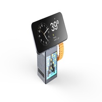 Desain baru stasiun pengisian nirkabel 3 in 1 untuk IPhone pengisi daya nirkabel magnetik untuk jam tangan dengan pendingin Speaker