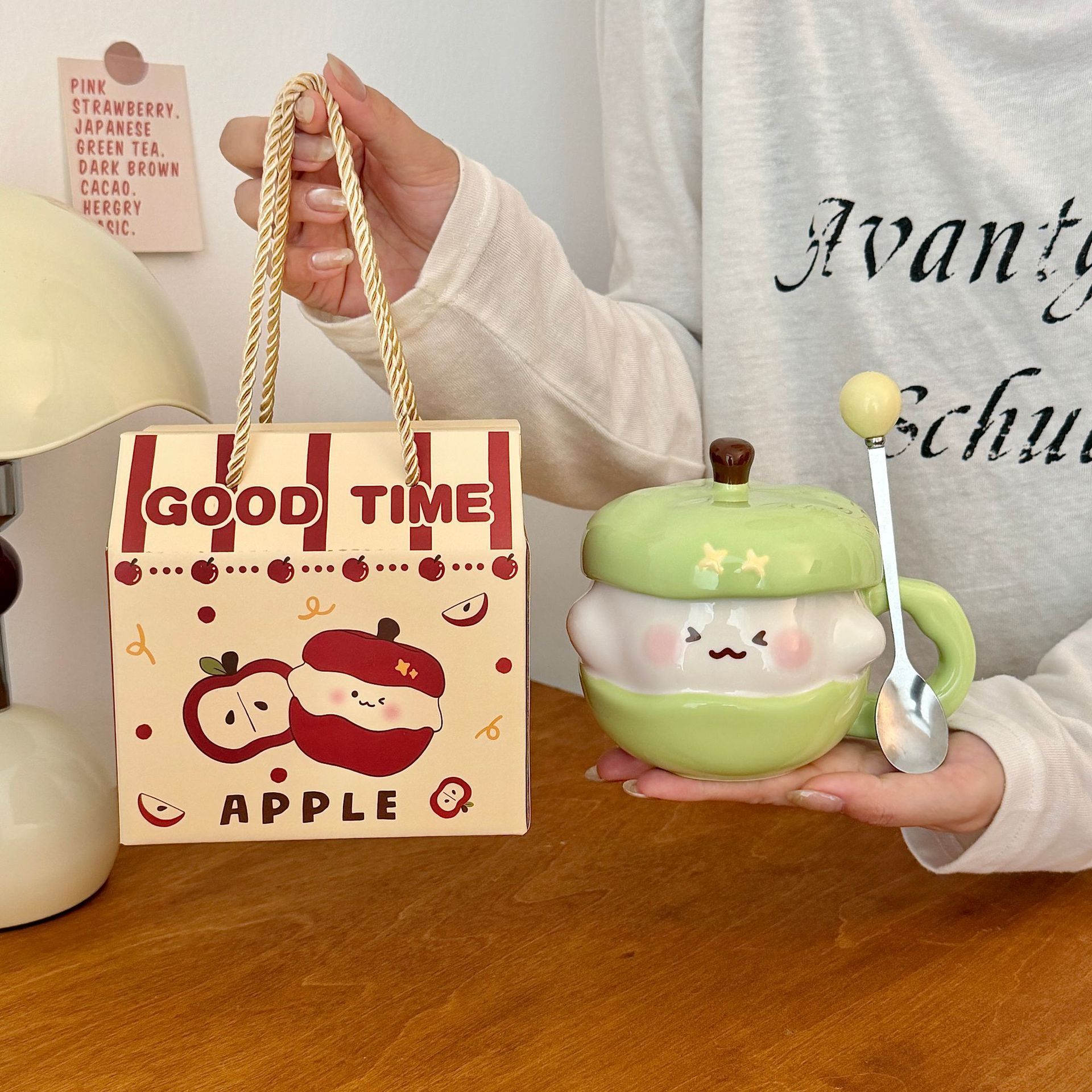 Apple Fairy Cup - Coffret cadeau portable vert