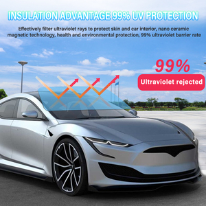ฟิล์มหน้าต่างฉนวนกันความร้อนรถยนต์เซรามิกสำหรับรถยนต์,ฟิล์มสีอ่อนกันความร้อนพลังงานแสงอาทิตย์ IR 95 <span class=keywords><strong>Huper</strong></span> <span class=keywords><strong>Optik</strong></span> Nano Ceramic ปี IR7090 - Product Image 3