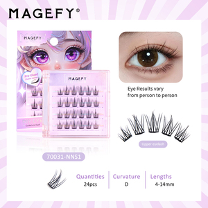 <span class=keywords><strong>MAGEFY</strong></span> Vente en gros de cils en bouquets autocollants, extensions de cils DIY, extensions de cils en bouquets naturels, faux cils en gros - Product Image 4