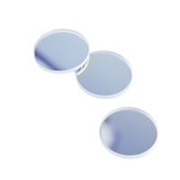Circular Glass Optical Filter 90% Transmittance 3-Year Warranty for Precision Optical Systems Such Spectrometers Microscopic