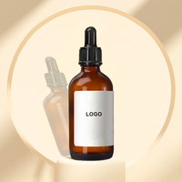 Sirop contre la toux 30ML 60ML 100ML 150ML 200ML 250ML Bouteille en verre pharmaceutique ronde ambre avec bouchon en plastique