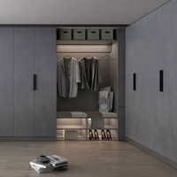 Armoire à vêtements modernes de luxe, personnalisée, meubles de chambre à coucher, dans le placard