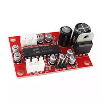 Papan Preamplifier nada, efek suara sinyal depan meningkatkan kejernihan Bass tinggi dan rendah JRC2150 Amp Bass Treble