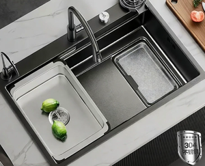 Évier de cuisine en acier inoxydable avec revêtement nano - Product Image 4
