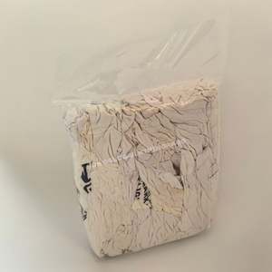 Paños Industriales Reutilizables de Algodón de Alta Absorción, Paños Blancos para Taller, Paños Blancos para Limpiar, Caja de 10 Libras - Product Image 1