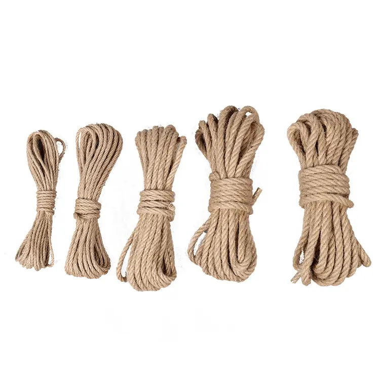 Bondage Decorative Used Packing Jute Hemp Rope DIY manual accessories photo wall rope