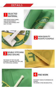 Swil Nhà Máy Tùy Chỉnh In Hotsale Cửa Sổ Xe Cờ 11X18 Inch Và Khung Xe Cờ Cho Xe Cửa Sổ - Product Image 6