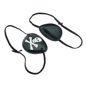 All'ingrosso nero classico pirata maschera per gli occhi con un occhio solo drago Design di Halloween Costume oggetti di scena per la palla maschera per il trucco - Product Image 1