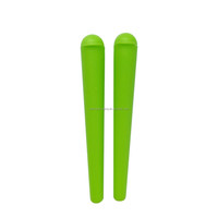 Tube conique en plastique recyclable de 118 mm pour cigares, hermétique, en PP, personnalisable, portable, pour le stockage de cigarettes en rouleaux – Vente en gros