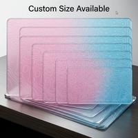 Tapis de souris en verre personnalisé de haute qualité à faible bruit, logo imprimé HD, surface lisse, tapis de souris de jeu en verre pour e-sport, personnalisé