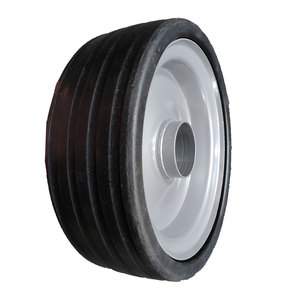 Cales de roue en caoutchouc robuste de 8 pouces roues en caoutchouc solide 8*1.75 8*2.5for tondeuse à gazon bétonnière - Product Image 3