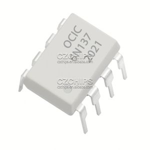 6N137 DIP-8 OPTOCOUPLER ความเร็วสูง6N137-000E/6N137M/EL6N137 10 mbit/ วินาที VISO:5000Vrms แบบใหม่และดั้งเดิม