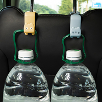 Crochet de dossier de siège de voiture universel avant/arrière, installation sans outil, en plastique flexible, organisateur de sac multifonctionnel pour siège auto