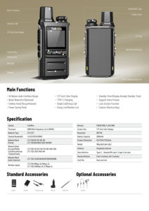 Radio <span class=keywords><strong>Walkie</strong></span>-<span class=keywords><strong>Talkie</strong></span> POC Portátil Talkivis TK-21 4G, Radios de Red Pública POC, <span class=keywords><strong>Walkie</strong></span>-Talkies de Largo Alcance, Radio PTT de 200 Millas - Product Image 6