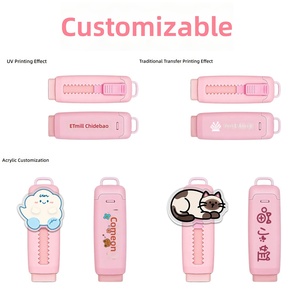 HUA Creatieve intrekbare potloodgum, push-pull model, stofarm, verwisselbare gum voor examens en tekenen - Product Image 6