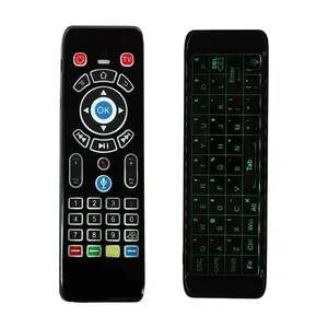 Voice Version 2.4G Wireless Flying Mouse Full Touch Screen Keyboard Gyroscope Infrared Learning Wireless Keyboard