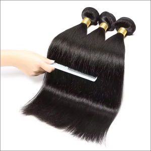 Vendeurs de paquets de cheveux indiens bruts naturels, vente <span class=keywords><strong>en</strong></span> gros de paquets de cheveux humains vierges alignés sur les cuticules armure, extension de cheveux humains bon marché - Product Image 3