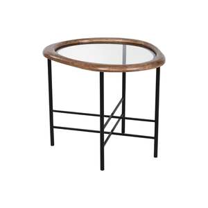 Mesa de Centro de Cristal Fir 61x50x53 Negra - Product Image 4