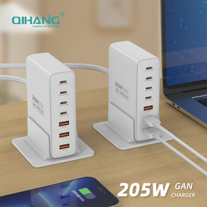 Stazione di Ricarica Toocki 140W GaN con 2 Porte PD 5V/3A USB, Caricatore da Scrivania Multifunzionale con Cavo e Spina UK US EU KR - Product Image 4