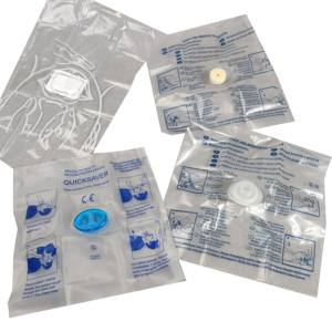 หน้ากาก CPR แบบใช้แล้วทิ้งหน้ากากป้องกันใบหน้า CPR แบบใช้แล้วทิ้งอุปกรณ์ช่วยปฐมพยาบาลทางการแพทย์ - Product Image 4