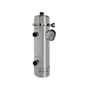 Purificateur d'eau vertical en acier inoxydable 159-5000L à ultrafiltration, auto-nettoyant manuel, filtre à eau commercial extérieur central - Product Image 1