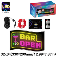 Panneaux matriciels LED programmables pour voitures, camions, fourgonnettes - Écrans souples pleine couleur, autocollants de voiture, écrans, éclairage décoratif, Bluetooth
