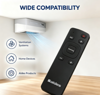 Télécommande universelle noire IR RF vocale à 10 boutons, portée 5-15m, pour téléviseurs LED LCD intelligents, vente en gros personnalisée, directement de l'usine