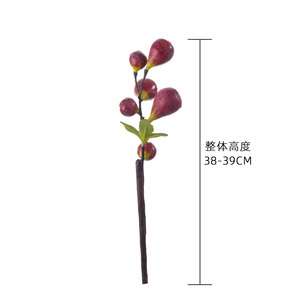 กิ่งมะเดื่อประดิษฐ์ CallaFloral สำหรับตกแต่งภายในบ้าน สีชมพู เขียว แดง เหลือง ก้านเดี่ยว สำหรับงานแต่งงานและงานฝีมือ - Product Image 4