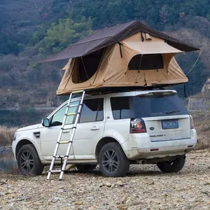 RT-S140 접이식 수동 지붕 탑 텐트 자동차 캠핑 지붕 탑 텐트 야외 텐트