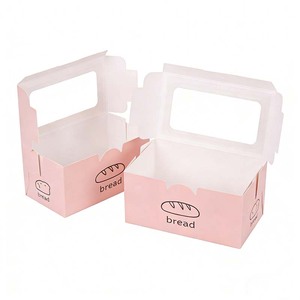 Cajas de Embalaje para Pasteles con Logotipo Personalizado, Caja Transparente para Cupcakes, Cajas de Papel para Tartas, Embalaje para Pasteles - Product Image 2