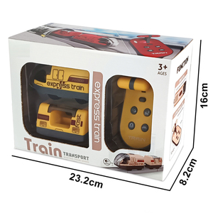 Train miniature en plastique télécommandé à l'échelle 1:5, <span class=keywords><strong>locomotive</strong></span> motorisée avec 4 effets sonores, piles alcalines AA, vente chaude - Product Image 6