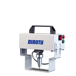 DIAOTU-máquina de marcado pequeña, eléctrica, neumática, portátil, de metal, acero inoxidable, grabado de plástico