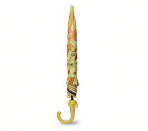 Ombrello per bambini con apertura manuale, 8 stecche, in poliestere, design a cartoni animati, protezione da sole e pioggia, ideale per il ritorno a scuola - Product Image 1