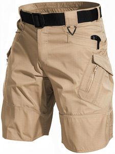 Pantalones Cortos de Senderismo para <span class=keywords><strong>Hombre</strong></span>, Impermeables, Resistentes al Desgaste, Pantalones Cortos Tácticos de Carga, de Secado Rápido, con Múltiples Bolsillos - Product Image 4