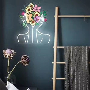 Tùy Chỉnh UV In Ấn Hoạt Hình Neon Thiết Kế Cá Nhân Kinh Doanh Logo Sáng Diode Logo Biểu Tượng Tùy Chỉnh Đèn Neon - Product Image 1