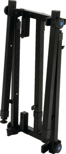 QUIK LOK - WS/421, ขาตั้งคีย์บอร์ด/มิกเซอร์แบบหนา ทนทาน ปรับความสูงได้ 65-96 ซม. พับเก็บได้ ขยายได้ รับน้ำหนักได้ 8 กก. สีดำ - Product Image 2