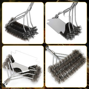 แปรงทำความสะอาดตาข่ายทำจากโลหะอเนกประสงค์อุปกรณ์บาร์บีคิวในครัว - Product Image 5