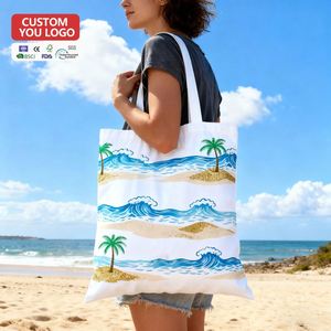 Bolsa de Lona Resistente y Ecológica con Cierre de Cremallera, Personalizable con Bordado, Colores y Logotipo, para la Playa o Compras - Product Image 1